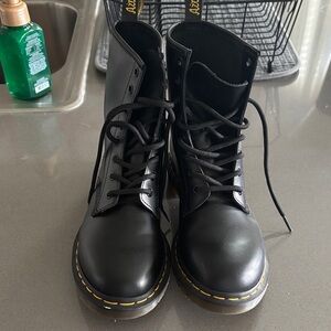 Dr. Martens Black Lace-Up Boots